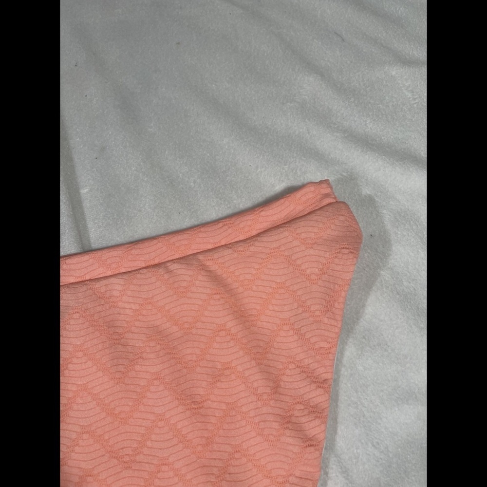 NEW $54 Becca French Cut Bikini‎ Bottoms in Salmon Pink [ LARGE ] - Picture 12 of 12